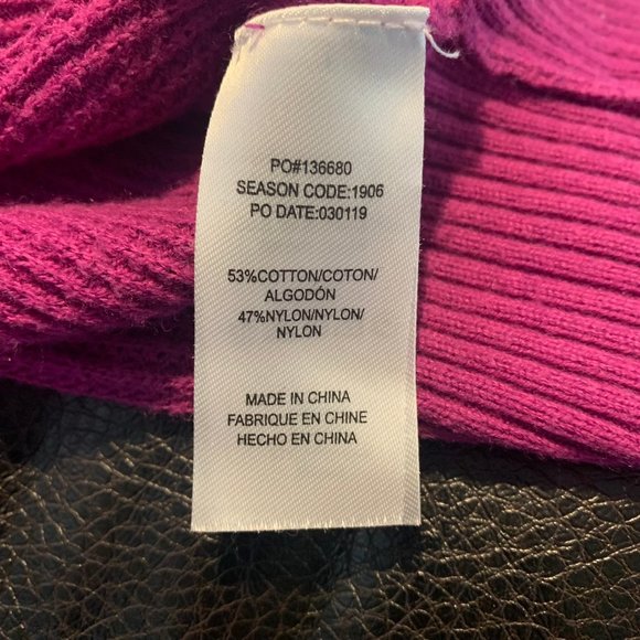 Splendid Ladies Reversible Waffle Knit Soft Dolman Wrap Sweater Size L - Picture 5 of 6